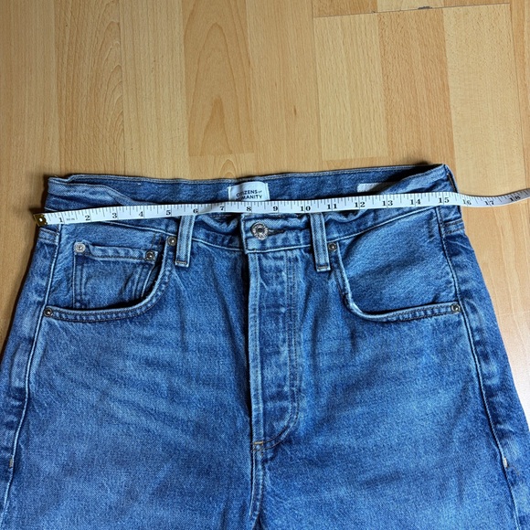 Citizens Of Humanity Ayla Barrel Bow Leg Jean in Telegraph Raw Hem 27 - Picture 14 of 16